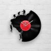 Adventurer, Climbing Men, Vinyl Clock, Wall Decor, Housewarming Gifts, Gift for Climbers, Hiking Art, The Mountains Are Calling, Wanderlust