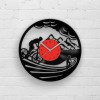 Bicycle Gifts, Cycling Vinyl Record Wall Clock, Gift for Cycler, Sports Gifts, Wall Hanging, Best Christmas Gifts, Mountain Bike Gifts