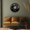 BOXING - Vinyl Clock, Boxing Gifts, Best Gift for Him, Boxing Sport Vinyl Clock, Unique Clocks, Best Wall Art for Men, Man Cave Wall Decor,