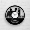 BOXING - Vinyl Clock, Boxing Gifts, Best Gift for Him, Boxing Sport Vinyl Clock, Unique Clocks, Best Wall Art for Men, Man Cave Wall Decor,