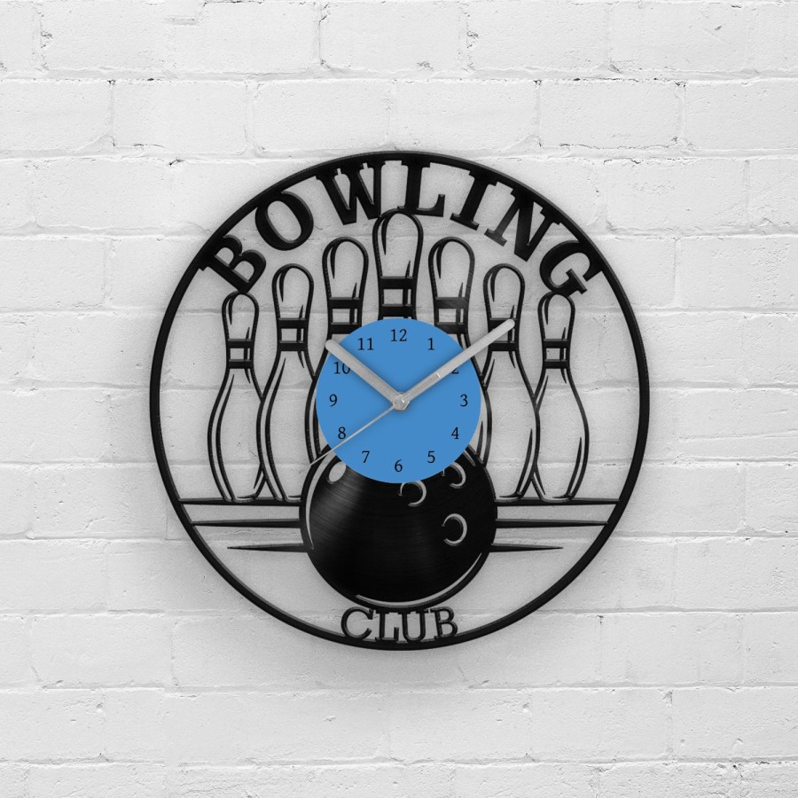Bowling gifts, Vinyl Record Clock for Bowling Fan, Gift for Bowler, Bowler Gift, Bowling Wedding Gift, Bowling Birthday Gift, Bowling Bowler