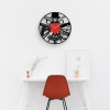 BARBERSHOP - Vinyl Record Clock, Unique Gift Idea for Barber, Christmas Gift, Vintage Wall Hanging Decor, Laser Cut Art