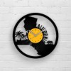 CALIFORNIA - Vinyl Clock, California State Art, California Map Wall Decor, Los Angeles Art, San Francisco Wall Decor, Housewarming Gifts