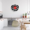 CHESS BOARD - Vinyl Clock, Wall Art Chess, Best Men Gifts, Birthday Gifts for Men, Wall Hanging for Him, Men Cave Gifts, Housewarming Gifts