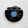 Classic Car Vinyl Clock, Man Cave Gifts, Retro Car Gifts, Wall Hanging for Him, Best Gifts for Him, Gift for Dad, Christmas Gifts for Him