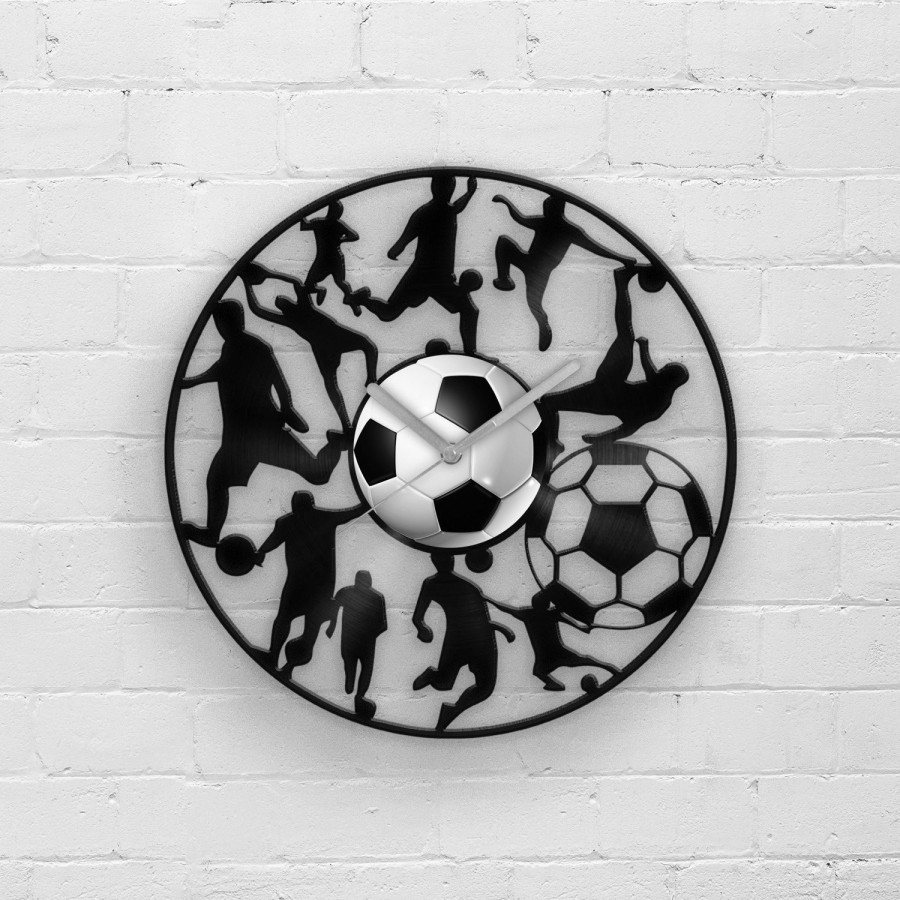 Football Fan Gift, Vinyl Wall Clock Football, Gifts for him, Sport Fan Gifts, Football Player Gifts, Man Cave Art, Wall Hanging for Him