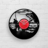 FISHING - Vinyl Clock, Best Gifts for Men, Man Cave Sign, Wall Hanging for Him, Best Birthday Presents for Dad, Fisherman Decor, Wall Art