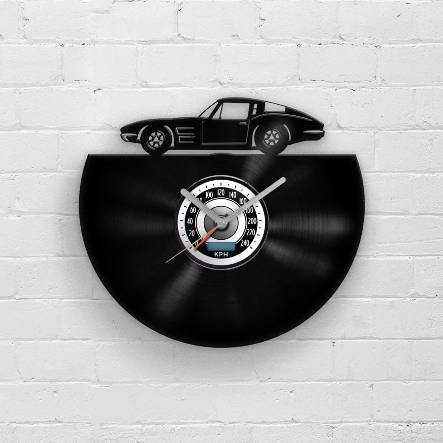 Gifts for dad, Classic Car Vinyl Clock, Sports Car, Classic Car Art, Retro cars art, Vintage Car, Man Cave Gifts, Wall Hanging Cars
