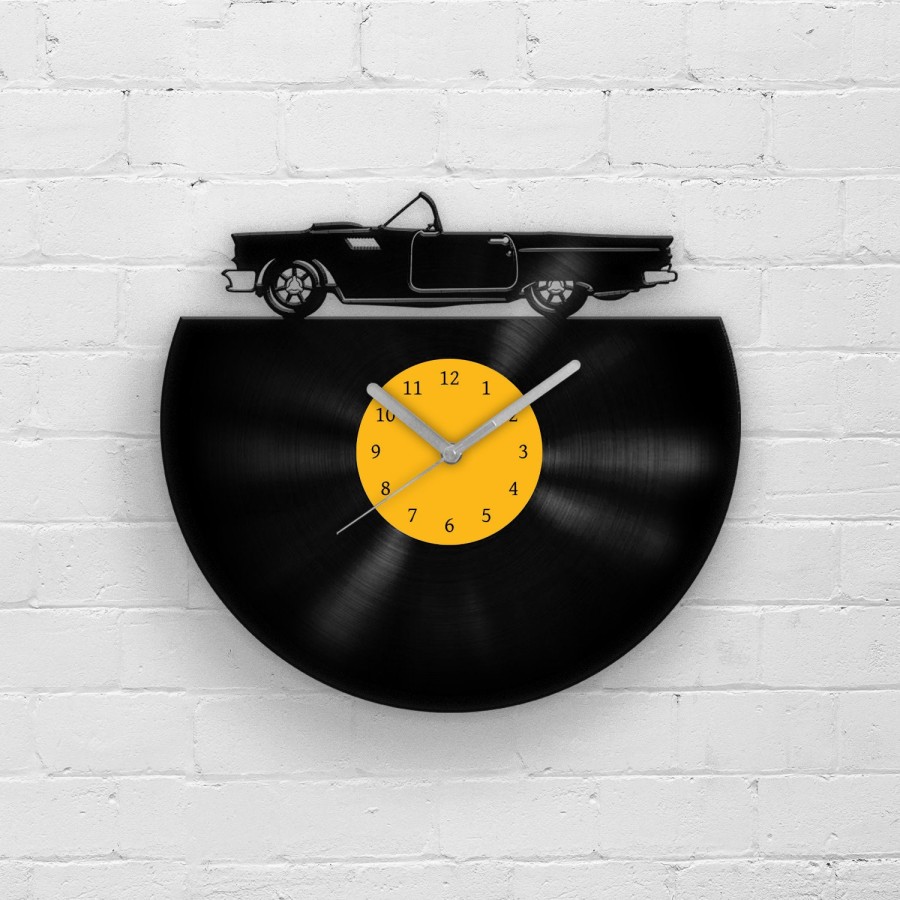 Gift for dad, Gift for father, Thunderbird Vinyl Clock, Sports Car Wall Art, Classic Car Gifts, Wall Hanging Garage, Man Cave Gift, Dad Gift