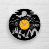 JAPAN - Vinyl Clock, Japanese Style Wall Art, 12&quot; Artwork, Gift Idea, Housewarming Gifts, Minimalist Sign, Rising Sun Country, Nature