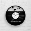 Life In The Sky Wall Clock | Vinyl Clock | Vinyl Wall Clock | Unique wall clock | Wall Decor | Vinyl Wall Decor | Wall Decor