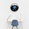 New York City - Vinyl Clock, Wall Art for New Yorkers, Wall Decor New York, Vinyl Record Wall Clock Art, Unique Wall Hanging, Housewarming