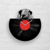 Pug Gifts - Cute Dog Lover Gift - Vinyl Record Clock Pug - Pug Life Wall Art - Wall Decor Dog - Pug Life Wall Hanging - Dog Gifts Wall Decor