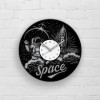 Space Themed Gifts - Vinyl Clock, Space Gifts, Astronomy Gifts, Wall Hanging for Boy, Kids Room Wall Art, House Warming Gifts, Wall Decor