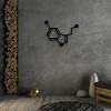 Serotonin Molecule, Wooden Wall Art, Chemistry Wall Art, Molecule Wall Decor, Wall Hanging, Unique Wall Decor, Wood Wall Decor, Gift for Him