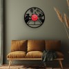 TENNIS PLAYER - Vinyl Clock, Sport Gifts, 12 Inch Wall Artwork, Home Decor, Housewarming Art, Laser Cut Decoration, Old Vinyl Record