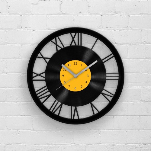 Vinyl Record Wall Clock for Music Lovers, Perfect Birthday Gift, Whatever Vinyl Clock, Random Number Art, Free Delivery and Spring Sale