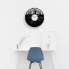 WEDDING GIFT - Vinyl Clock, Personalised Wedding Gifts, Married Couple Art, Anniversary Gifts, Wedding Invitation, Couple Portrait, Wall Art