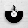 Wall Decor - Bicycle Vinyl Clock, Bike Wall Art, Cycling Gifts, Cyclist Wall Decor, Wall Hanging for Him, Gift for Men, Birthday Gift Ideas