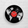 WANDERLUST - Vinyl Clock, Travel Gifts, Travelling Gifts, Wall Decor World, World Map Wall Art, Wall Hanging World, Adventurer Gifts