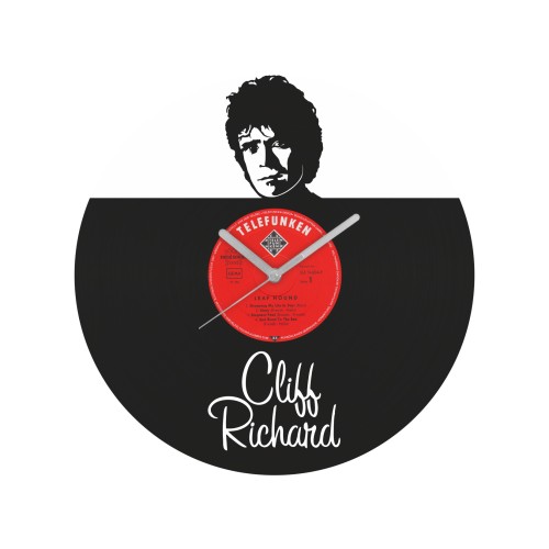 Cliff Richard laikrodis iš perdirbtos vinilinės plokštelės