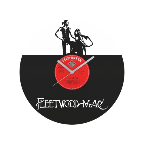 Fleetwood Mac laikrodis iš perdirbtos vinilinės plokštelės