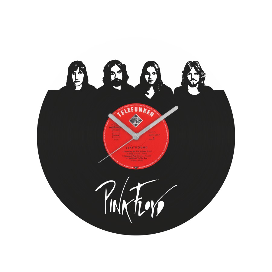 Pink Floyd v2 laikrodis iš perdirbtos vinilinės plokštelės