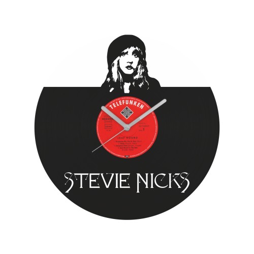 Stevie Nicks laikrodis iš perdirbtos vinilinės plokštelės