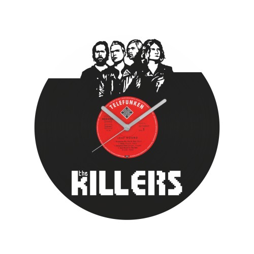 The Killers laikrodis iš perdirbtos vinilinės plokštelės